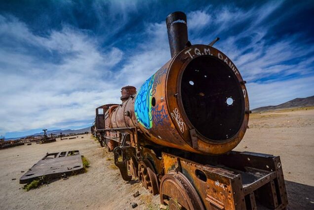 cementerio de trenes